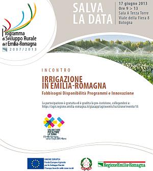 Irrigazione in Emilia-Romagna