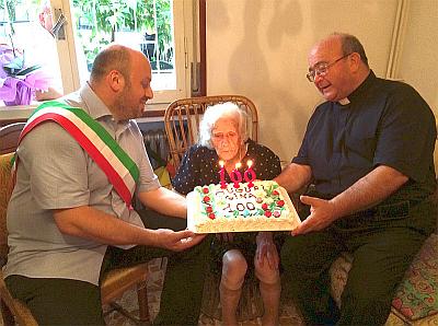 Virginia Farolfi ha compiuto 100 anni